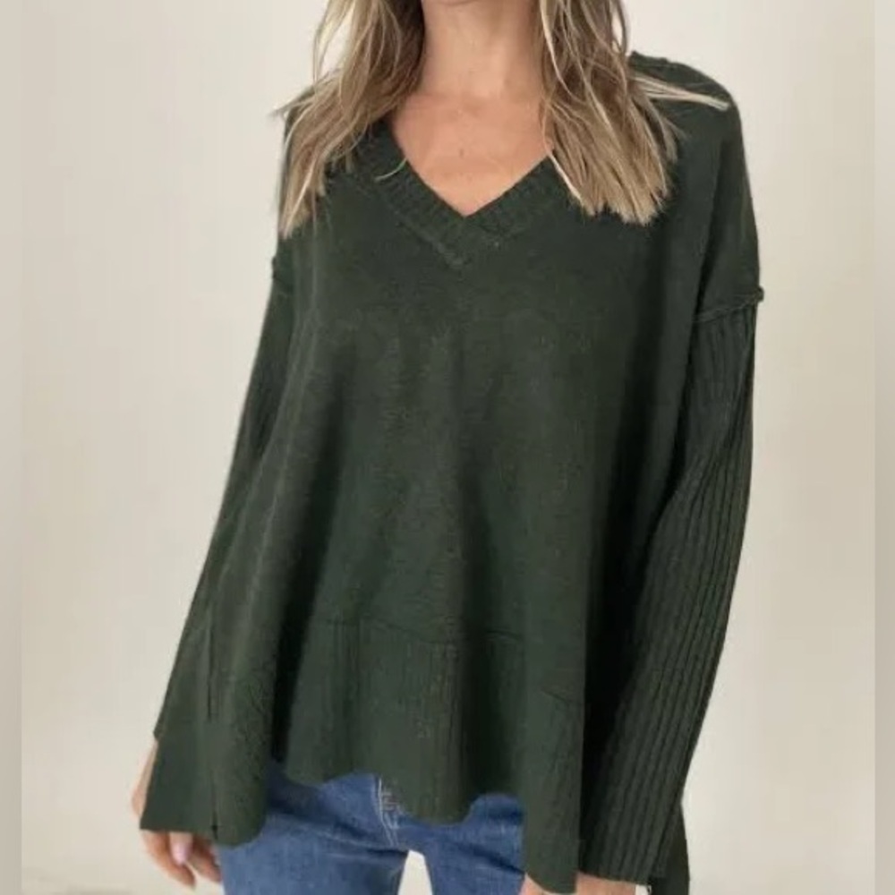 NWT SIX/FIFTY OVERSIZED RIBBED SWEATER